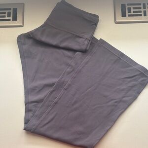 Athleta Girl Purple/Gray Chit Chat Flare Pants (size XL 14)